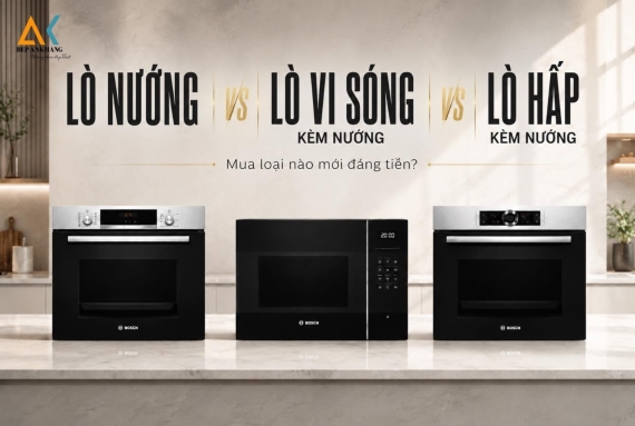 Nếu là bạn - Bạn sẽ lựa loại lò nào là chân ái cho không gian bếp nhà bạn?